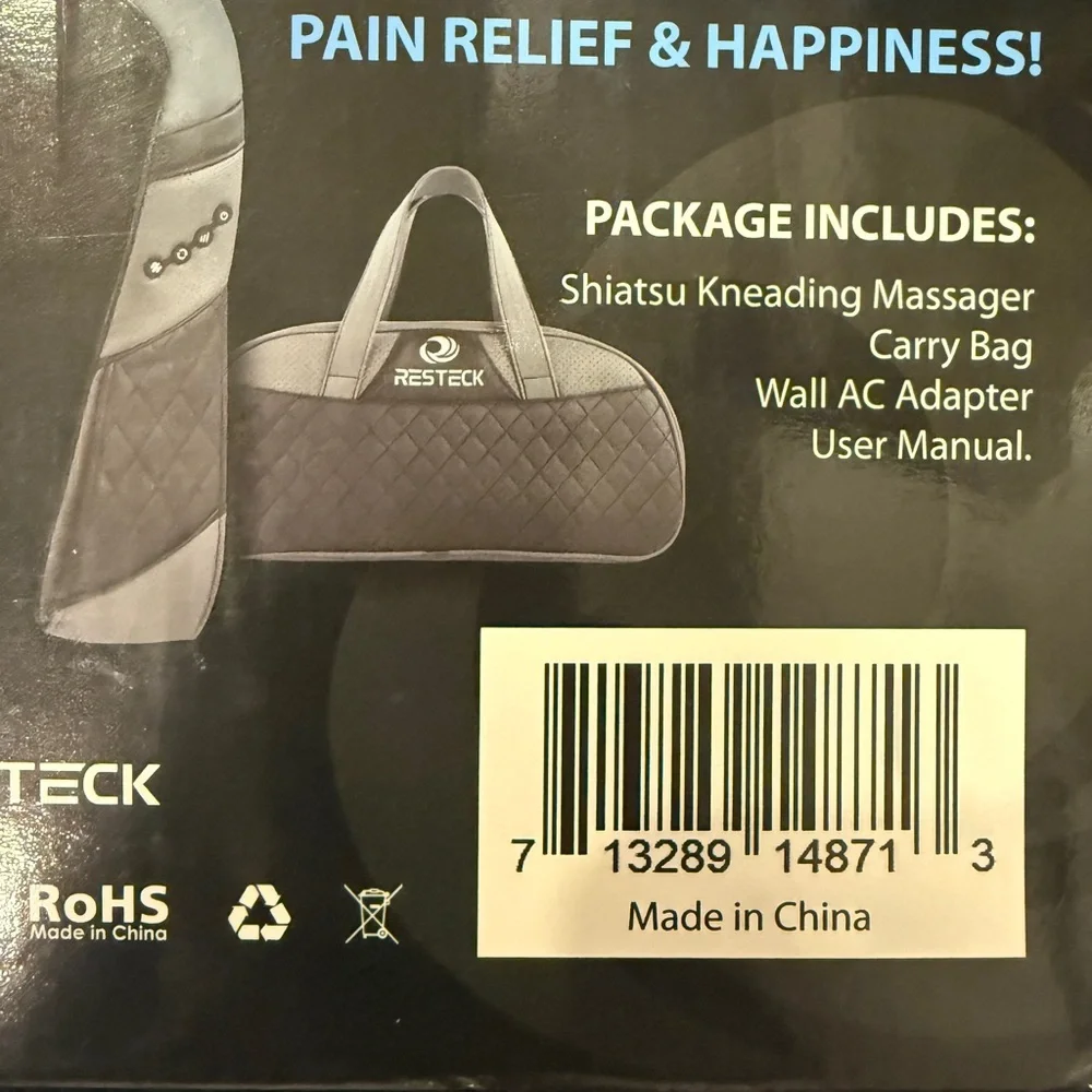 RESTECK Neck and Back Massager With Heat